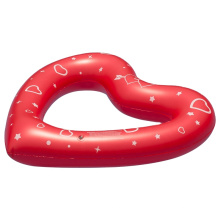 Eco-friendly  High Quality PVC Inflatable Big Heart Shaped Swimming Float Ring Adult